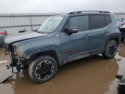 Jeep Renegade Trailhawk salvage cars for sale: 2017 Jeep Renegade Trailhawk