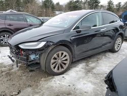 Salvage cars for sale from Copart Mendon, MA: 2016 Tesla Model X