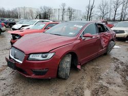 Salvage cars for sale at Central Square, NY auction: 2017 Lincoln MKZ Reserve