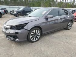 Salvage cars for sale from Copart Harleyville, SC: 2017 Honda Accord Hybrid