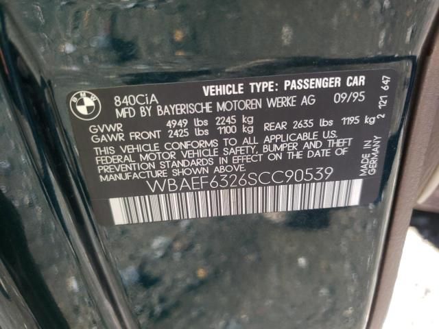 1995 BMW 840 CI Automatic