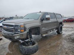 Salvage cars for sale at Kansas City, KS auction: 2015 Chevrolet Silverado K1500 High Country