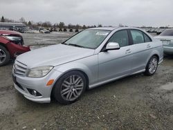 Mercedes-Benz C 300 4matic salvage cars for sale: 2009 Mercedes-Benz C 300 4matic