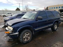 Salvage cars for sale at Littleton, CO auction: 2001 Chevrolet Blazer