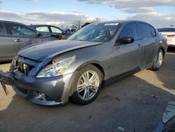 Salvage cars for sale from Copart Chicago Heights, IL: 2013 Infiniti G37