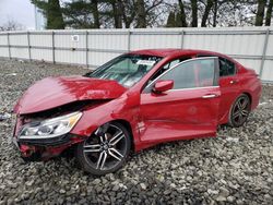 Salvage cars for sale at Windsor, NJ auction: 2017 Honda Accord Sport