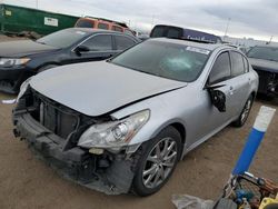 2011 Infiniti G37 en venta en Brighton, CO