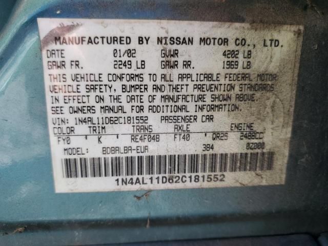 2002 Nissan Altima Base