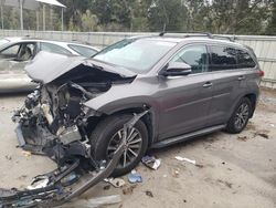 Salvage cars for sale from Copart Savannah, GA: 2019 Toyota Highlander SE