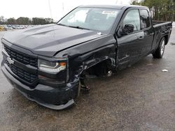 Salvage cars for sale from Copart Dunn, NC: 2017 Chevrolet Silverado C1500 Custom