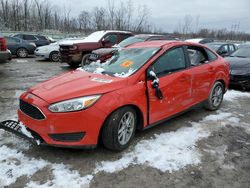 Salvage cars for sale at Leroy, NY auction: 2017 Ford Focus SE