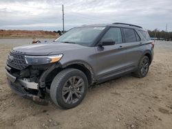 Salvage cars for sale at Tifton, GA auction: 2021 Ford Explorer XLT