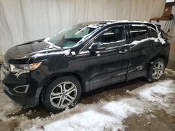 Salvage cars for sale from Copart Ebensburg, PA: 2015 Ford Edge Titanium