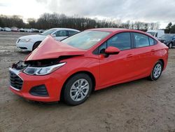 Chevrolet salvage cars for sale: 2019 Chevrolet Cruze LS