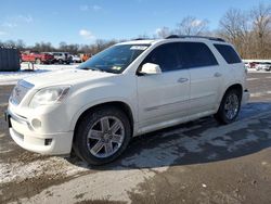 Salvage cars for sale from Copart Ellwood City, PA: 2011 GMC Acadia Denali