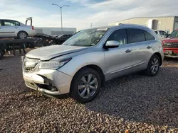 Salvage cars for sale at Phoenix, AZ auction: 2014 Acura MDX Advance