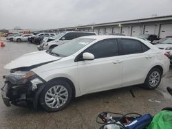 Salvage cars for sale at Louisville, KY auction: 2017 Toyota Corolla L
