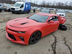 Salvage cars for sale at Marlboro, NY auction: 2017 Chevrolet Camaro SS