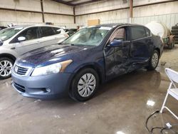 Salvage cars for sale at Conway, AR auction: 2009 Honda Accord LX
