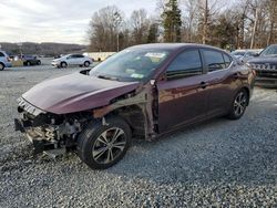 Salvage cars for sale from Copart Concord, NC: 2021 Nissan Sentra SV