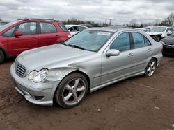 Mercedes-Benz salvage cars for sale: 2005 Mercedes-Benz C 230K Sport Sedan