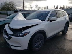 Salvage cars for sale at Woodburn, OR auction: 2021 Mazda CX-5 Sport
