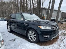 Salvage cars for sale at North Billerica, MA auction: 2014 Land Rover Range Rover Sport SC