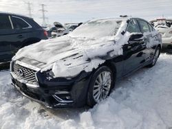 Salvage cars for sale at Elgin, IL auction: 2021 Infiniti Q50 Luxe