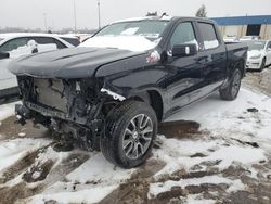 Salvage cars for sale at Woodhaven, MI auction: 2022 Chevrolet Silverado LTD K1500 RST