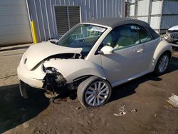 Salvage cars for sale at auction: 2008 Volkswagen New Beetle Convertible SE