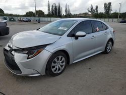 Salvage cars for sale from Copart Miami, FL: 2022 Toyota Corolla LE