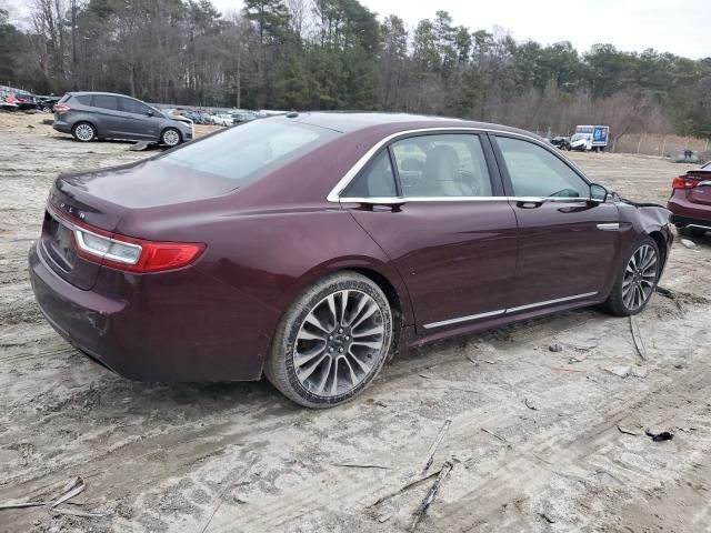 2017 Lincoln Continental Reserve