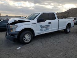 Salvage trucks for sale at Colton, CA auction: 2016 Ford F150 Super Cab