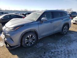 Salvage cars for sale from Copart Kansas City, KS: 2021 Toyota Highlander XLE