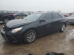 Salvage cars for sale at Kansas City, KS auction: 2016 Toyota Camry LE