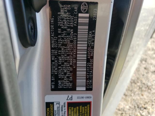 2012 Toyota Camry Base