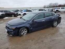 Salvage cars for sale at Davison, MI auction: 2018 Chevrolet Malibu LS