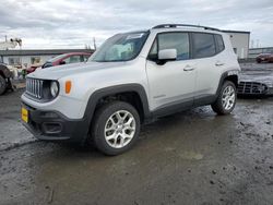 Vehiculos salvage en venta de Copart Airway Heights, WA: 2018 Jeep Renegade Latitude