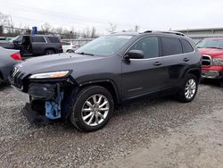 Salvage cars for sale at Walton, KY auction: 2015 Jeep Cherokee Limited