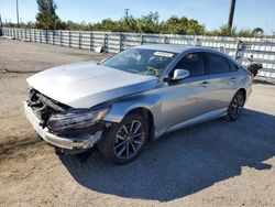 Salvage cars for sale at Miami, FL auction: 2022 Honda Accord EXL