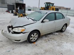 Salvage cars for sale from Copart Bismarck, ND: 2003 Toyota Corolla CE