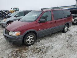 Pontiac Montana salvage cars for sale: 2005 Pontiac Montana Luxury