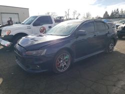 Salvage cars for sale at Woodburn, OR auction: 2014 Mitsubishi Lancer Evolution GSR