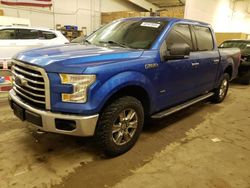 Salvage cars for sale at Ham Lake, MN auction: 2015 Ford F150 Supercrew