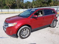 Salvage cars for sale from Copart Fort Pierce, FL: 2012 Ford Edge Limited