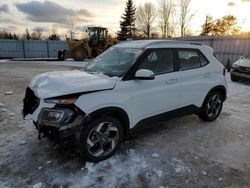 Salvage cars for sale from Copart Bowmanville, ON: 2022 Hyundai Venue SEL
