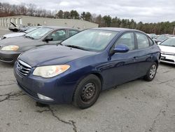 Salvage cars for sale at Exeter, RI auction: 2010 Hyundai Elantra Blue