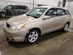 Salvage cars for sale from Copart Avon, MN: 2003 Toyota Corolla Matrix XR