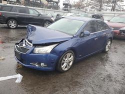 Salvage cars for sale at New Britain, CT auction: 2013 Chevrolet Cruze LTZ