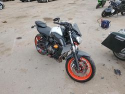 Salvage motorcycles for sale at Colorado Springs, CO auction: 2019 Yamaha MT07